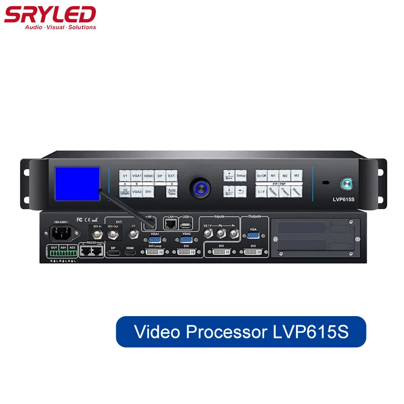 Светодиодный марки SRY видеопроцессор LVP615S 3860*640 VD настенный светодиодный экран