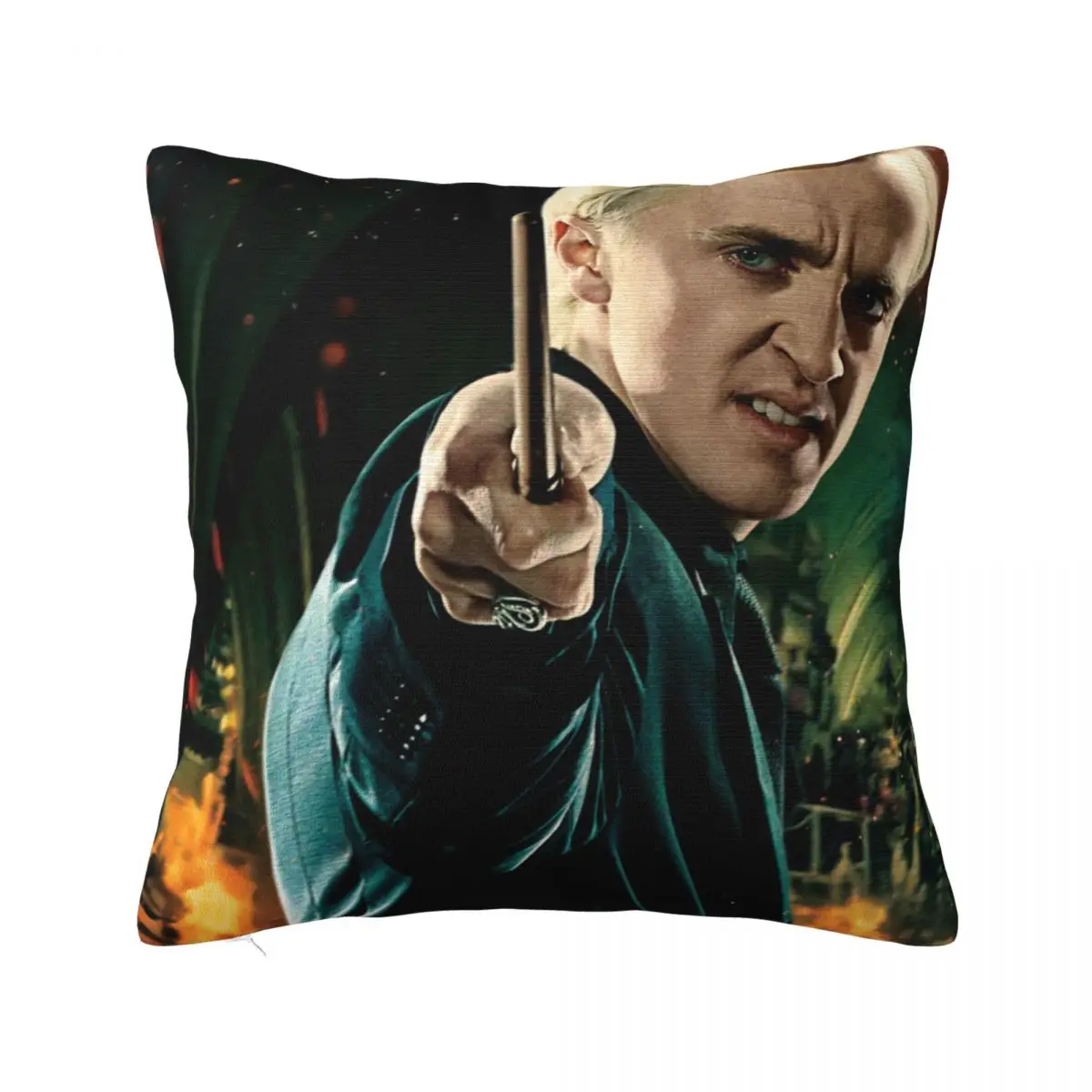 

Draco Malfoy Movie Pillowcase Printing Polyester Cushion Cover Decorative Tom Felton Awesome Pillow Case Cover Chair 45*45cm