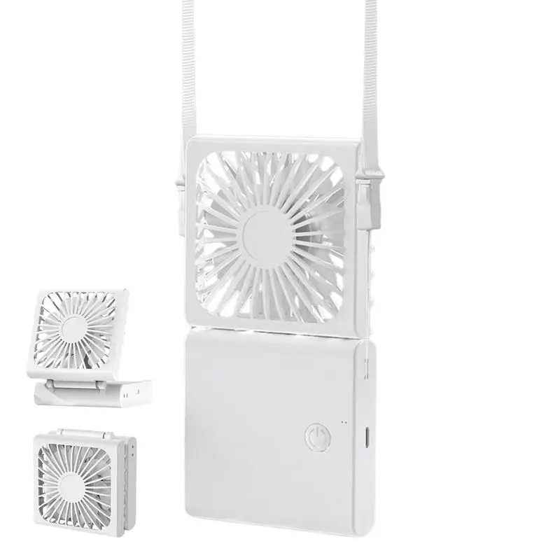 

Миниатюрный ручной USB-вентилятор, 1500 мАч, перезаряжаемый Персональный вентилятор, портативный вентилятор с 180 складками и 3 скоростями для прогулок и путешествий