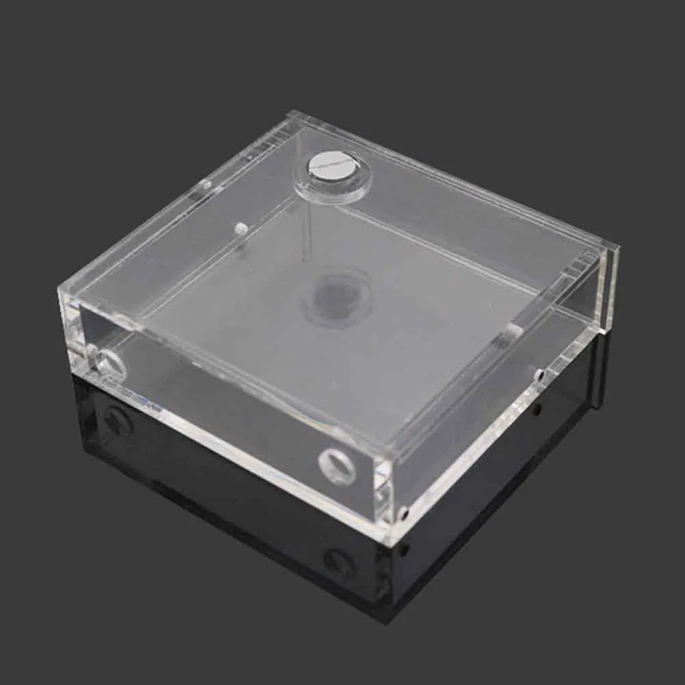 

For Desktop Radiator Water Cooling Tank Transparent Acrylic Accessories Reservoir Computer With Plug Easy Install CD ROM Square