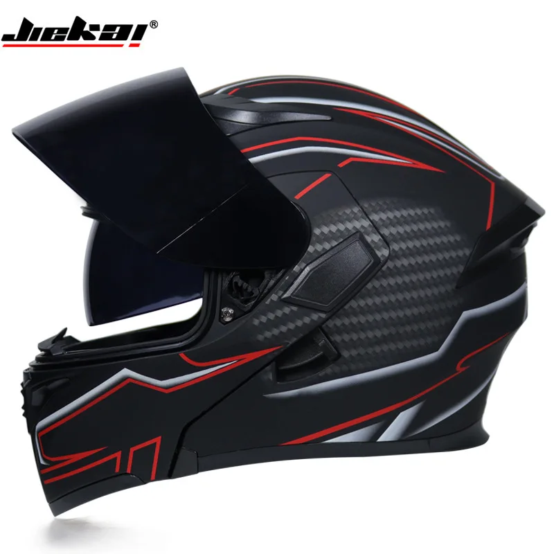 Free Shipping Motorcycle Helmet Dual Lens Modular Capacete Moto Full Face Open Face Cascos Para Moto Street Bike Safety Casque enlarge