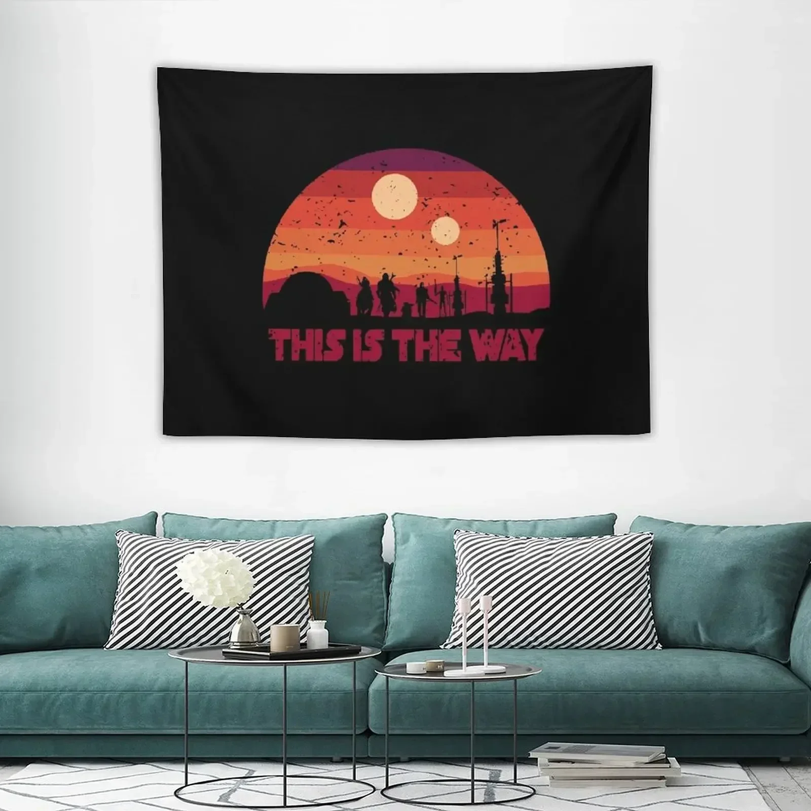 TATOOINE-THIS IS HUNTER Гобелен Вещи в комнату Ковер на стену Декор для спальни