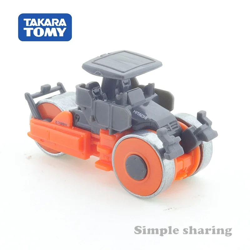 Takara Tomy Tomica No.77 Hitachi строительное оборудование McAdam Roller 1/80 Литые Автомобильные