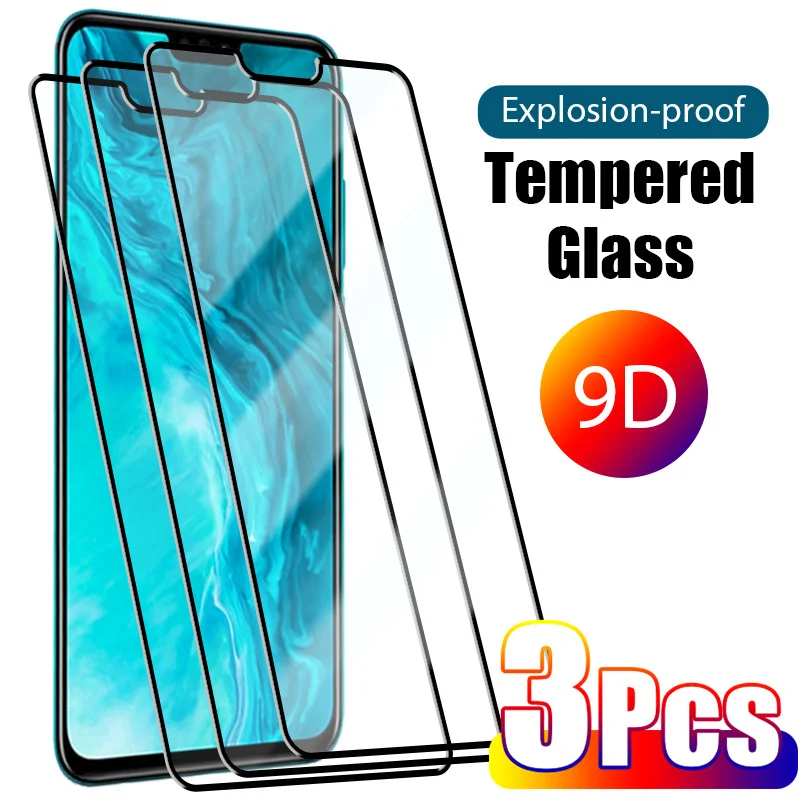 3 PCS tempered glass for Honor 30 20 10 10X 9 9X 8A Lite Pro screen protector for Honor 30i 20e 10i 20i 8X 7X 9C 8C 9A X10 5G