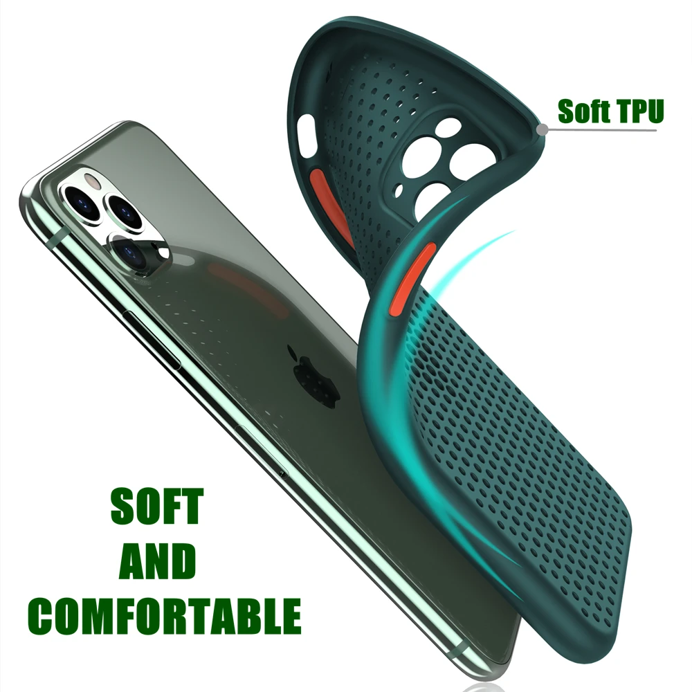 Мягкий ТПУ чехол для телефона с маленьким отверстием iPhone 11 Pro XR XS Max X 6 7 8 6S тонкий
