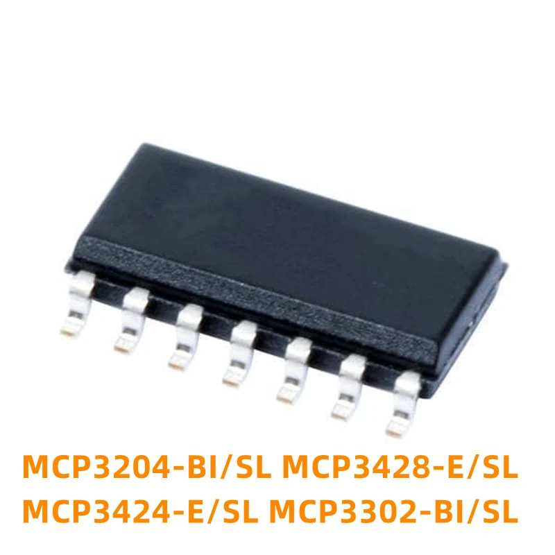 1 шт. Φ/SL MCP3428/MCP3204-CI/SL MCP3424-E/SL ADC аналогово-цифровой преобразователь IC Chip