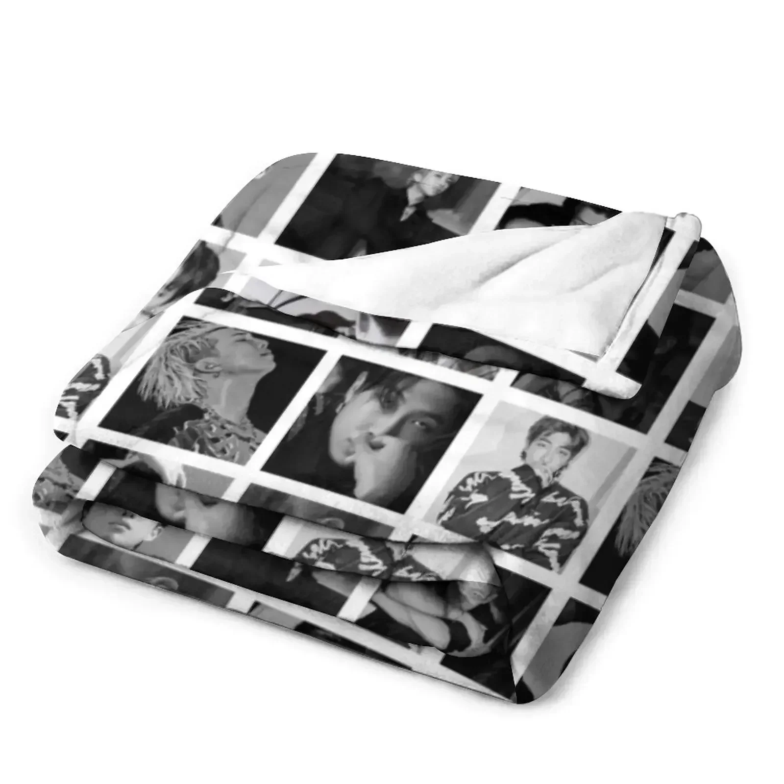 RM коллаж пледы волосы кровать модные одеяла