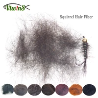 vtwins squirrel hair fiber fly tying dubbing material natural soft fur hair materials zonker scuds nymphs fly fishing flies