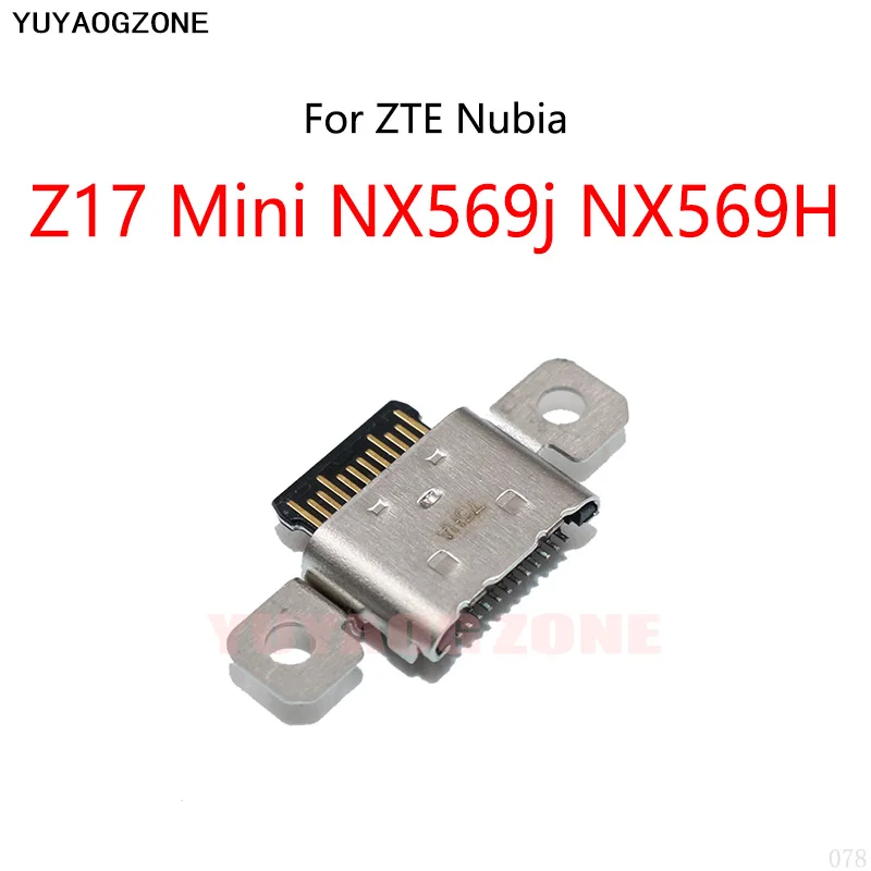 

10 шт./лот для ZTE Nubia Z17 Mini NX569j NX569H Type-C USB зарядная док-станция гнездо порт разъем