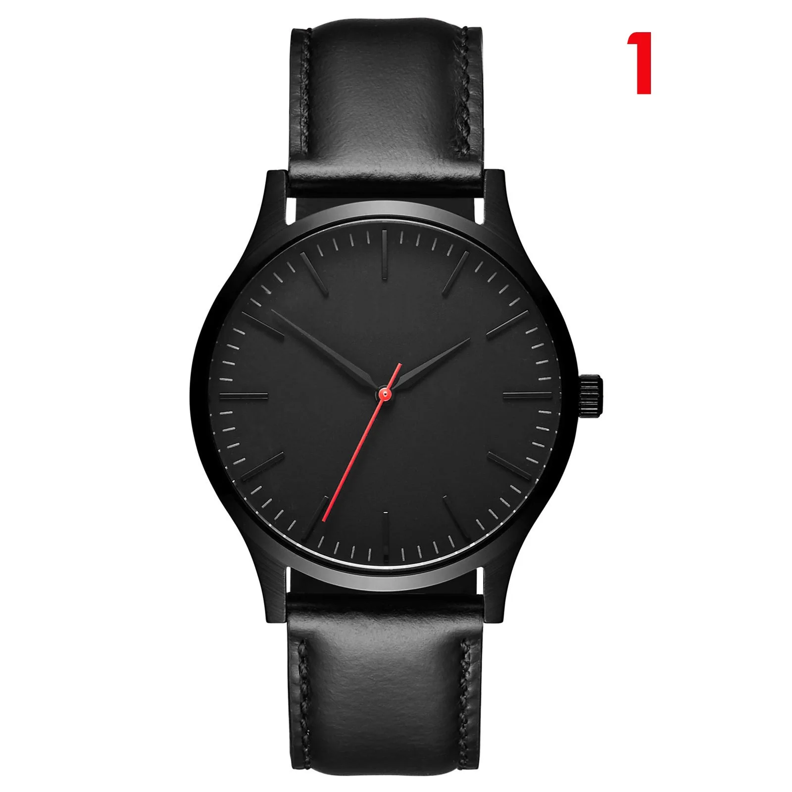 Hot Selling Simple Belt Quartz Watch Men Casual Minimalist Business Fashion Wrist Watch for Men