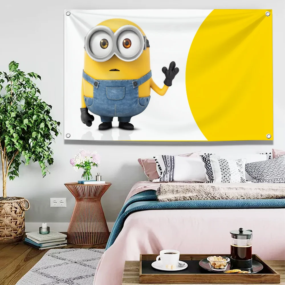 Флаги с миньонами украшение для дома двойное проникновение вас рождественские