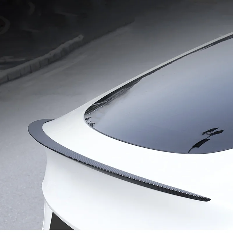 Для 2020 2021 2022 Tesla модель Y спойлер из углеродного волокна для заднего багажника
