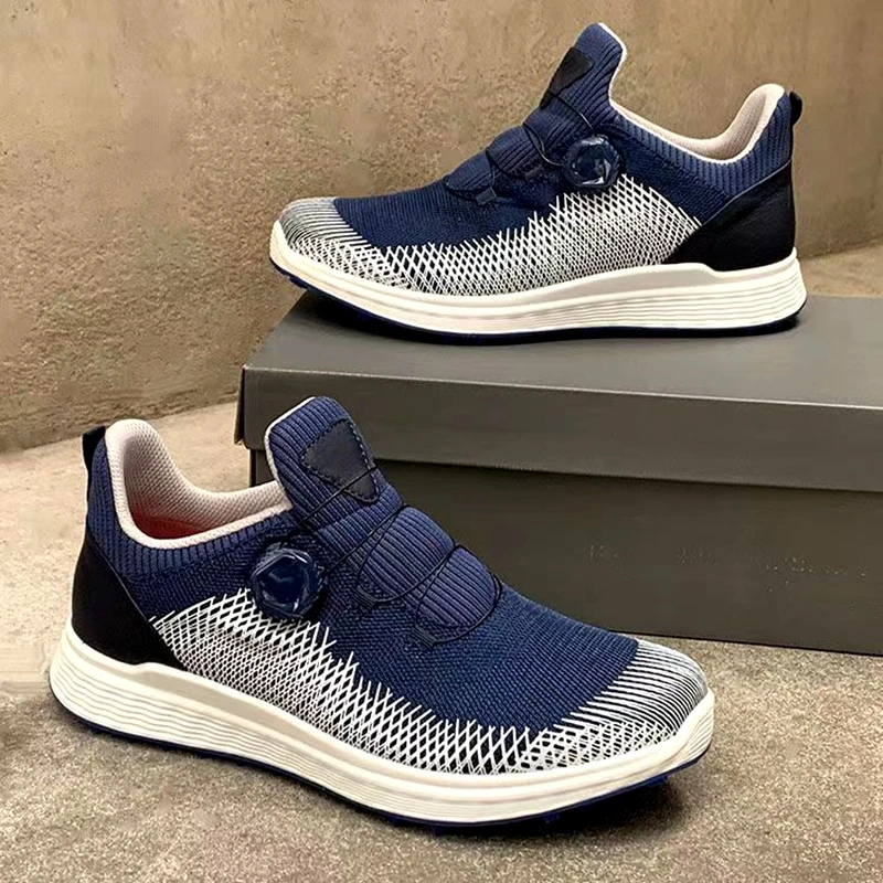 Men's Golf Shoes Sneakers Genuine Leather Breathable Comfortable Outdoor Walking 39-44 Hiking Trail Shoes Men's Shoes