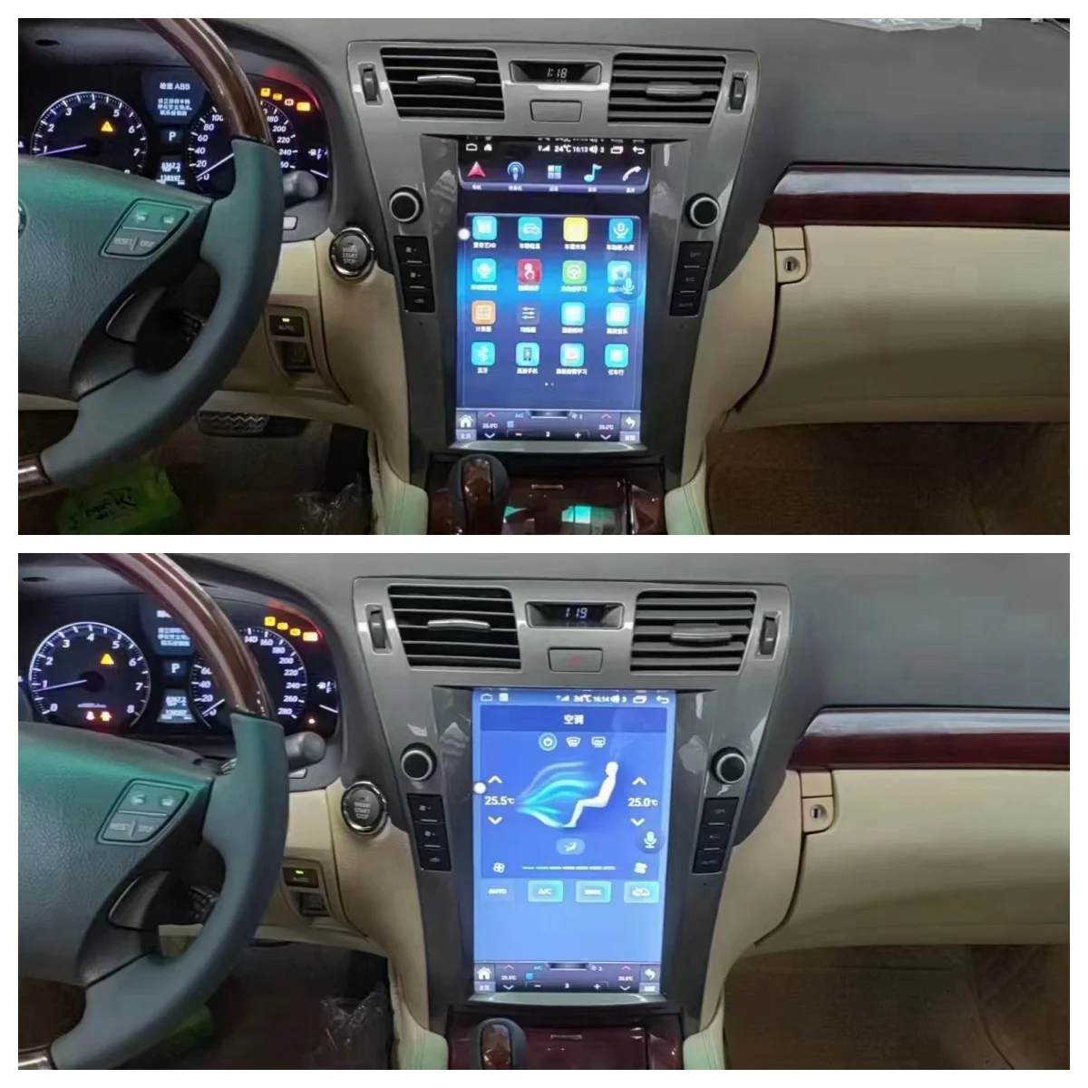 Фото Авто радио Android 14 для Lexus LS46 2006-2010, автомобильный GPS-навигатор, авто стерео экран, мультимедийный радиоплеер, головное устройство Carplay №3