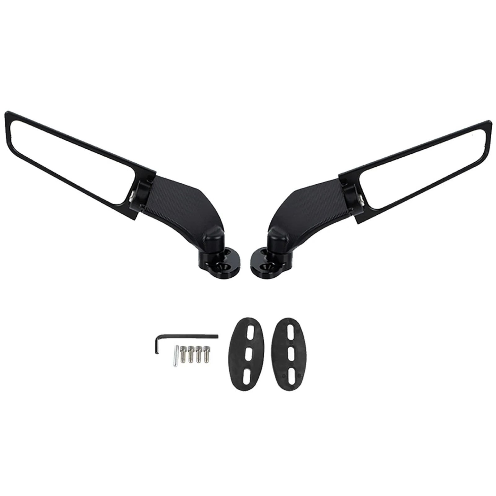 

Wing Adjustable Rotating Side Mirrors Motorcycle Mirror Round Car Blind Spot Mirror Covers Blind Spots Safety Mirror Safety