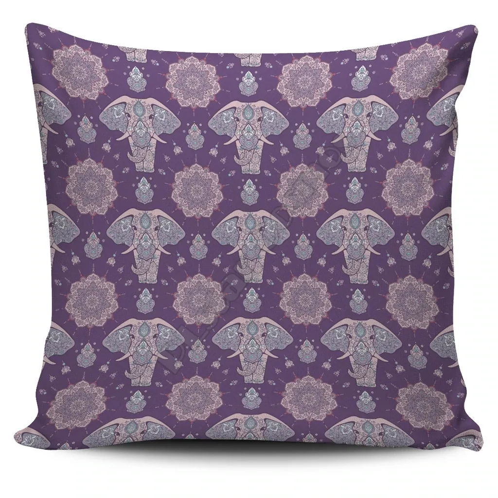 

Zen Elephant Pillow Cover Pillowcases Throw Pillow Cover Home Decoration Double-sided Printing