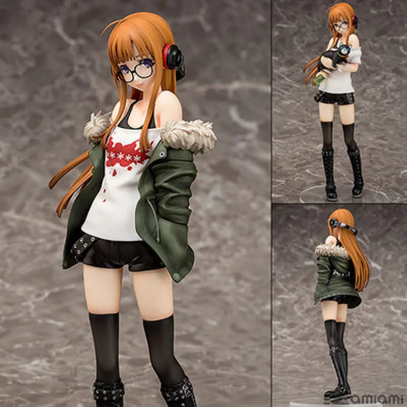 

2022 new anime action doll Persona 5 Figure Toy Futaba Sakura P5 Sexy Beauty 1/7 Scale Collectible Model Toy