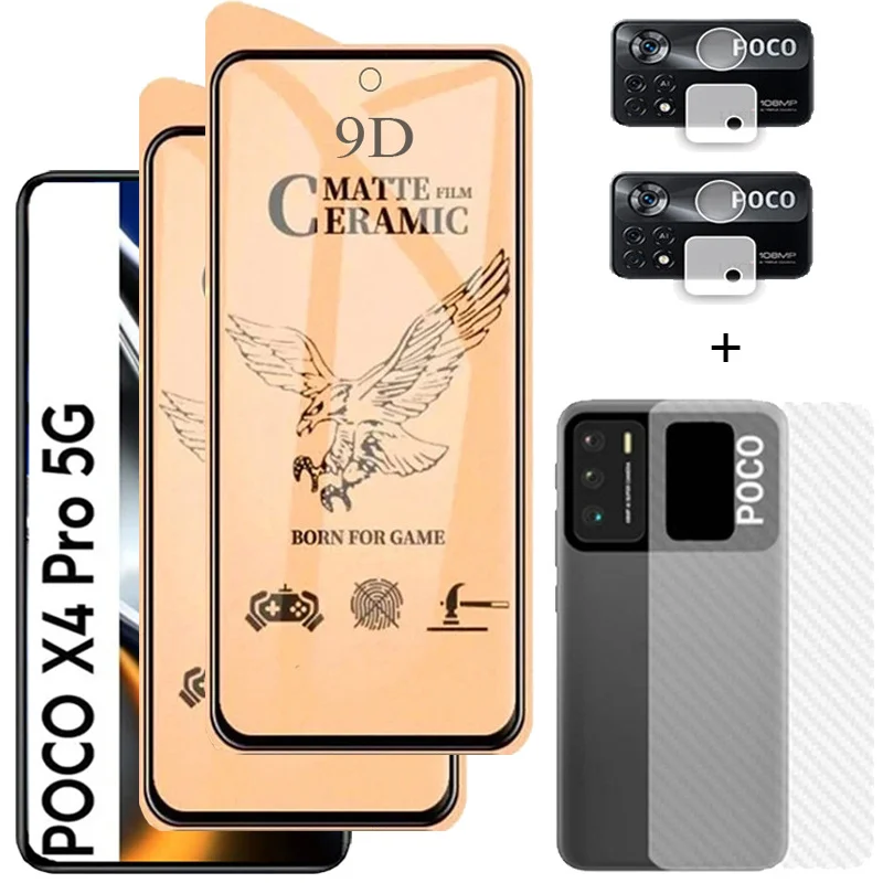 

Frosted Ceramic Film For Poco X4 Pro 5G Soft Ceramic Glass Xiaomi Poko Poco X3 Pro NFC GT Matte Screen Protector Poco X3Pro Film