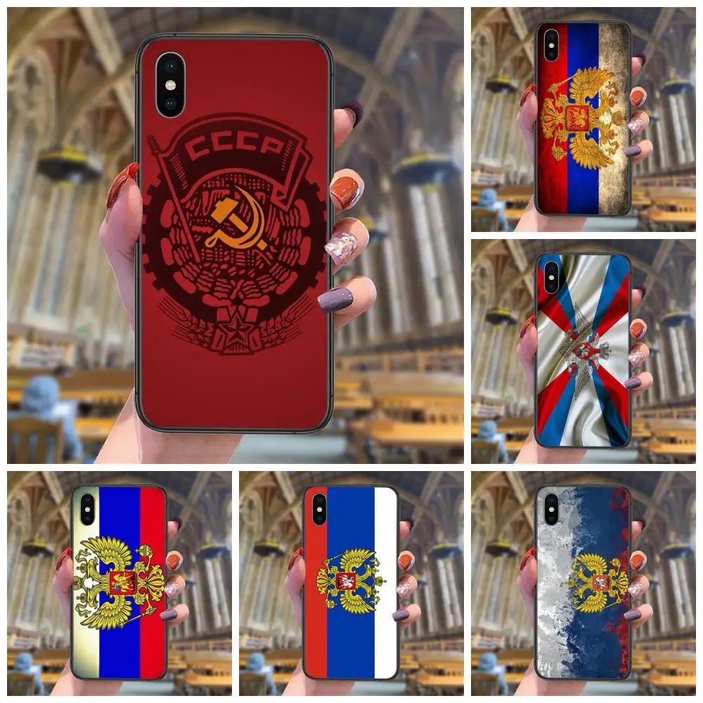 Russian Coat Of Arms Flag pinterest Black Cell Cover Luxury For LG Harmony 4 K31 K51 X Power 2 Q Stylo 4 5 6 V60 ThinQ 5G