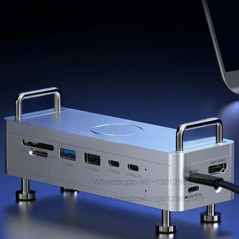 Фото Платформа с диском USB4 QT03 — док-станция SSD M.2 для Mac Mini с удлинителем мультипортового разъема №1