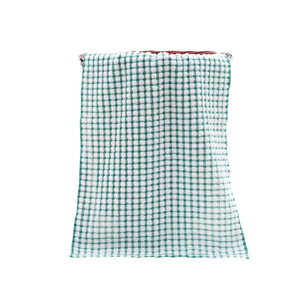 

1pc Cleaning Cloth Tea Towels Kitchen Cotton Duster Cloth Quick-Dry ish Cleaning Absorbent Cloths Glass Teacup Towels 28x40cm