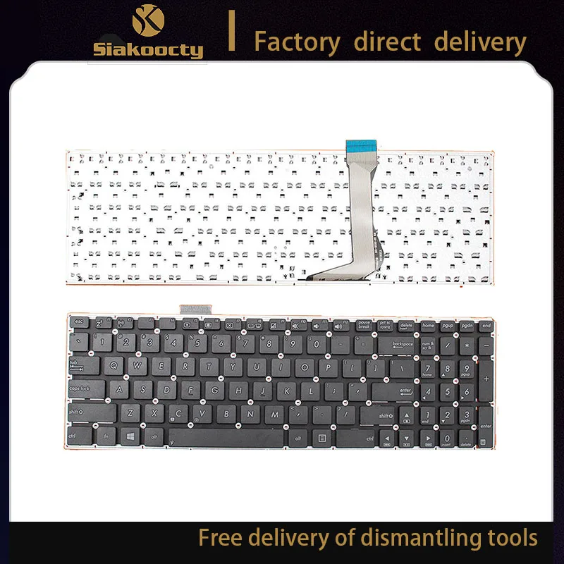 

Siakoocty us Black keyboard for Asus E502 E502M E502MA E502N E502NA E502S E502SA Laptop Keyboard US