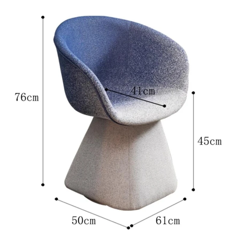 Стул под раковину с градиентом цвета Экономия пространства мебель минимализм
