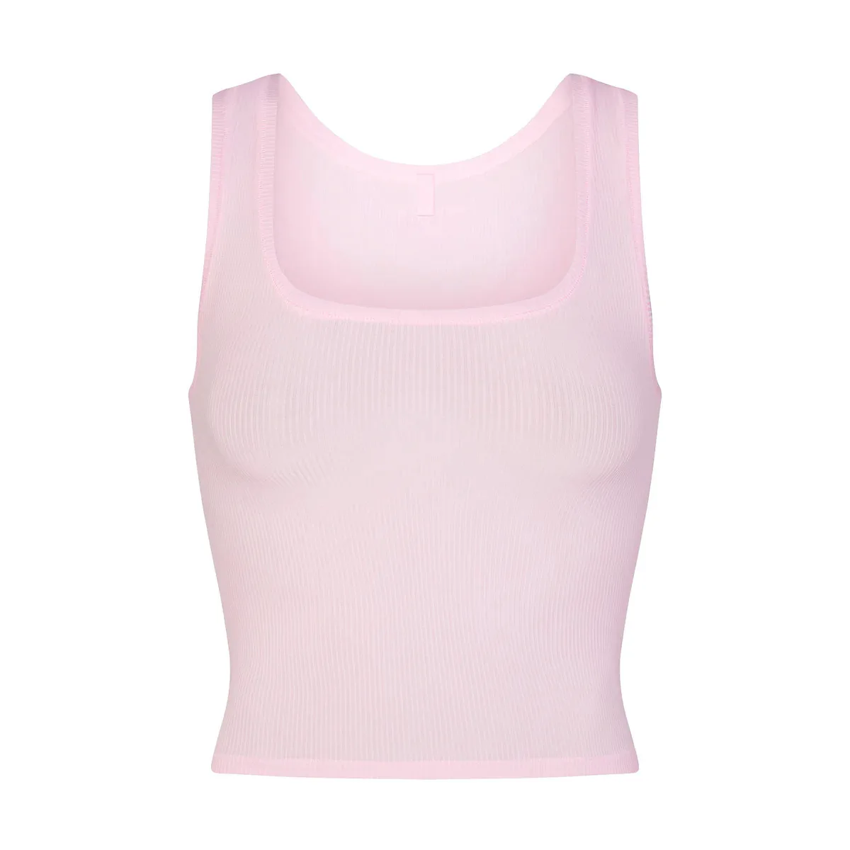 Ким однотонный повседневный жилет с квадратным воротником небольшой лямкой на