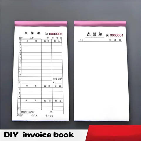 JDCMYK Книга инвойсных счетов 100 шт.