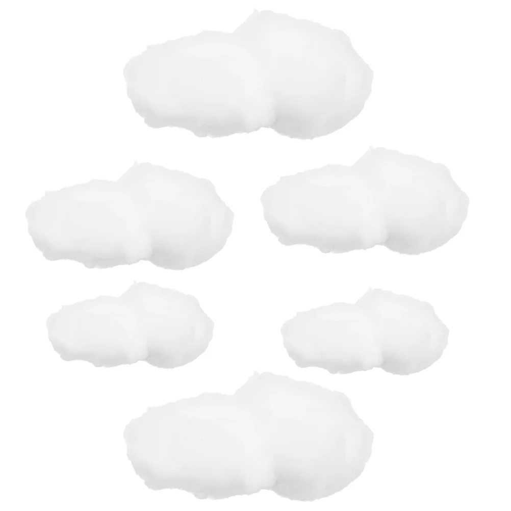 Хлопковая поддельная игрушка-украшение в виде облаков для потолка подвесной