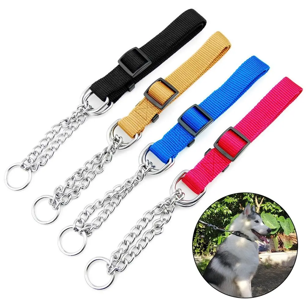 

Training Accessories Neck Strap Safety Buckle Traction Small Dog Supplies Nylon Traction Rope Dogs Collar Pet Necklace