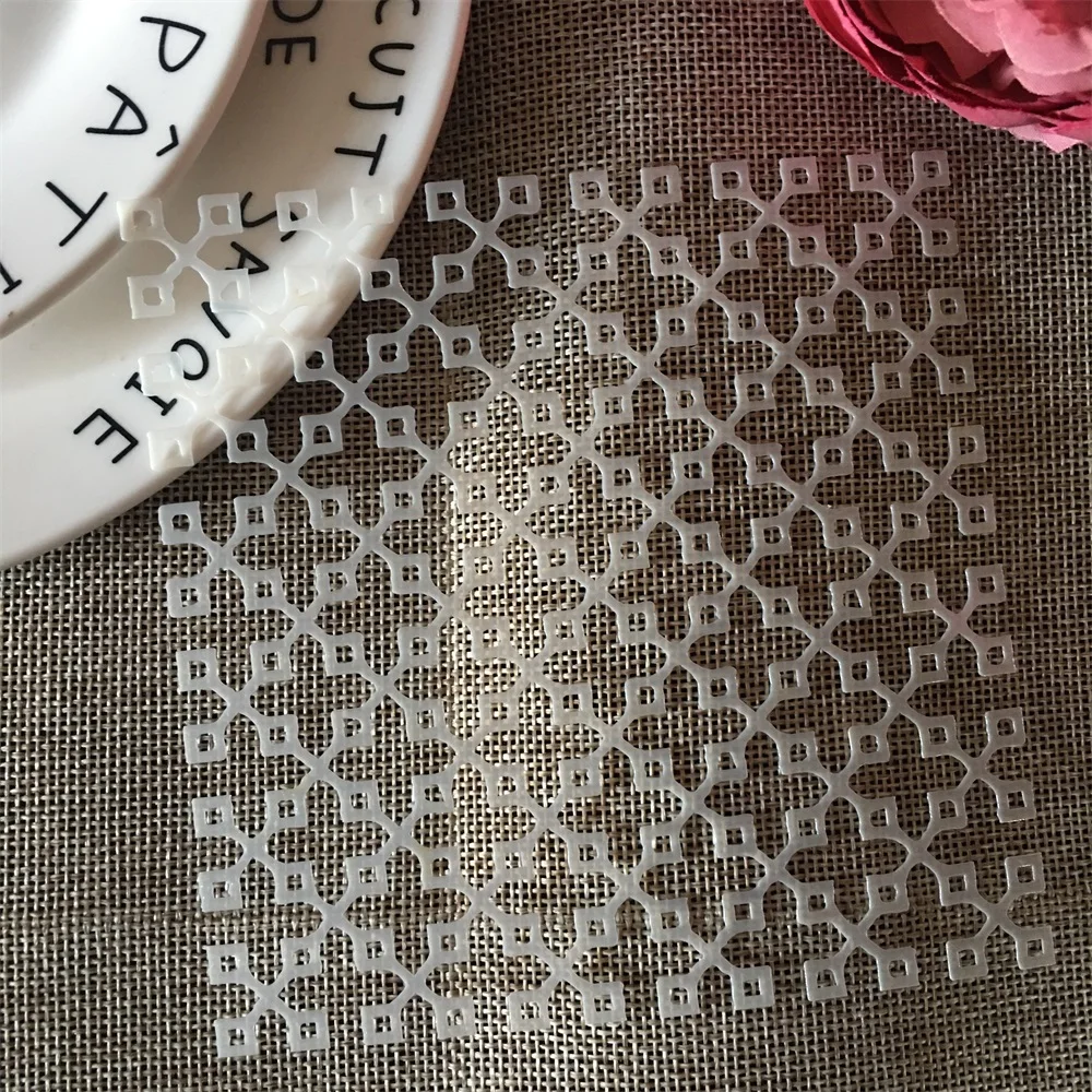 

13*13cm Geometry Grid Line Background DIY Layering Stencils Wall Painting Scrapbook Coloring Embossing Album Decorative Template