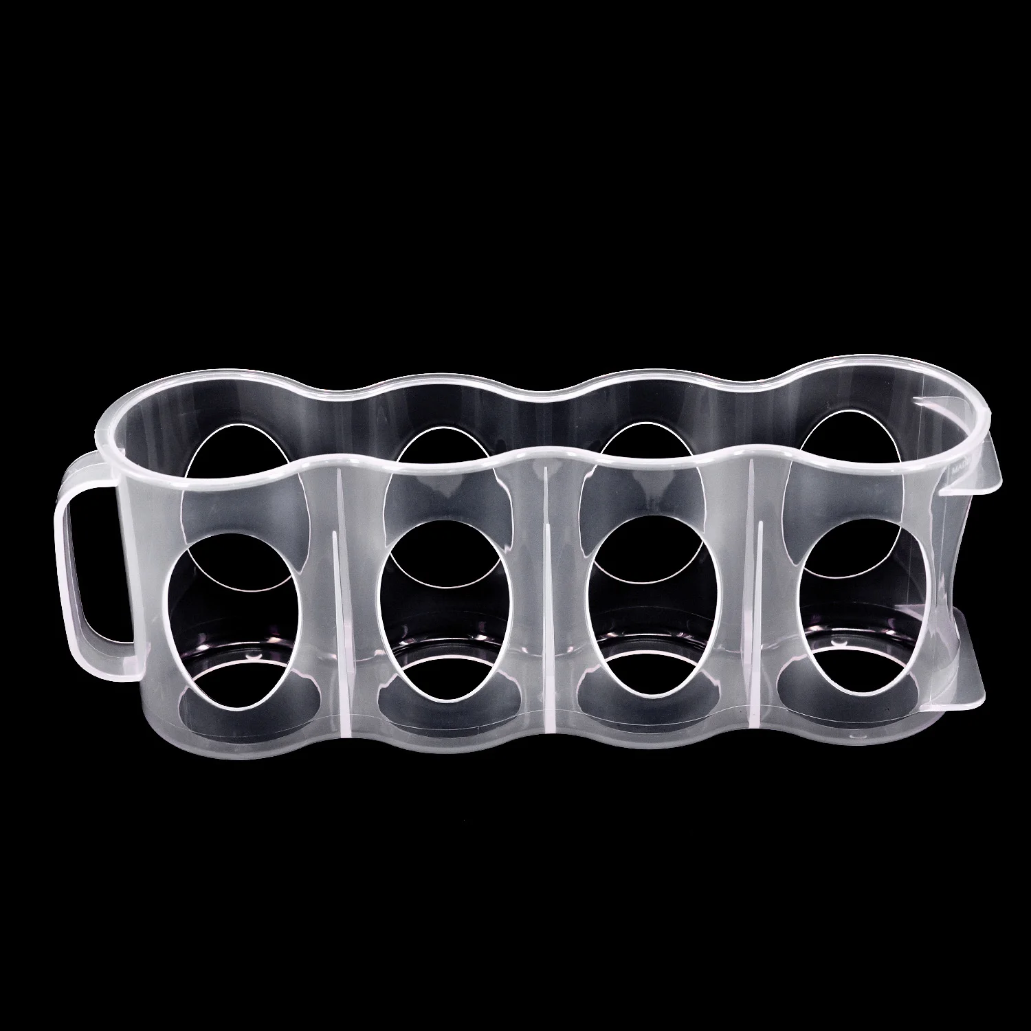 

1 * держатель для хранения банок ручной работы, 4-секционный контейнер для хранения напитков в холодильнике, популярный контейнер для хранен...