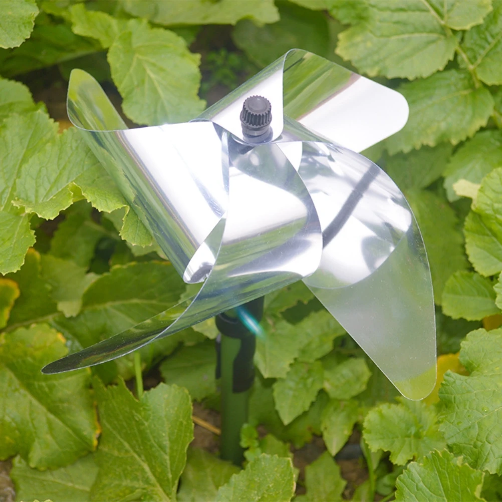 

1Set ​Bird Repellent Reflective Windmill Anti-Birds to Protect Garden Orchard Yard Roof Scare Deterrent Driving Windmill