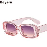 boyarn eyewear new square sunglasses fashion retro small frame wide leg sunglasses gafas de sol colorful fra