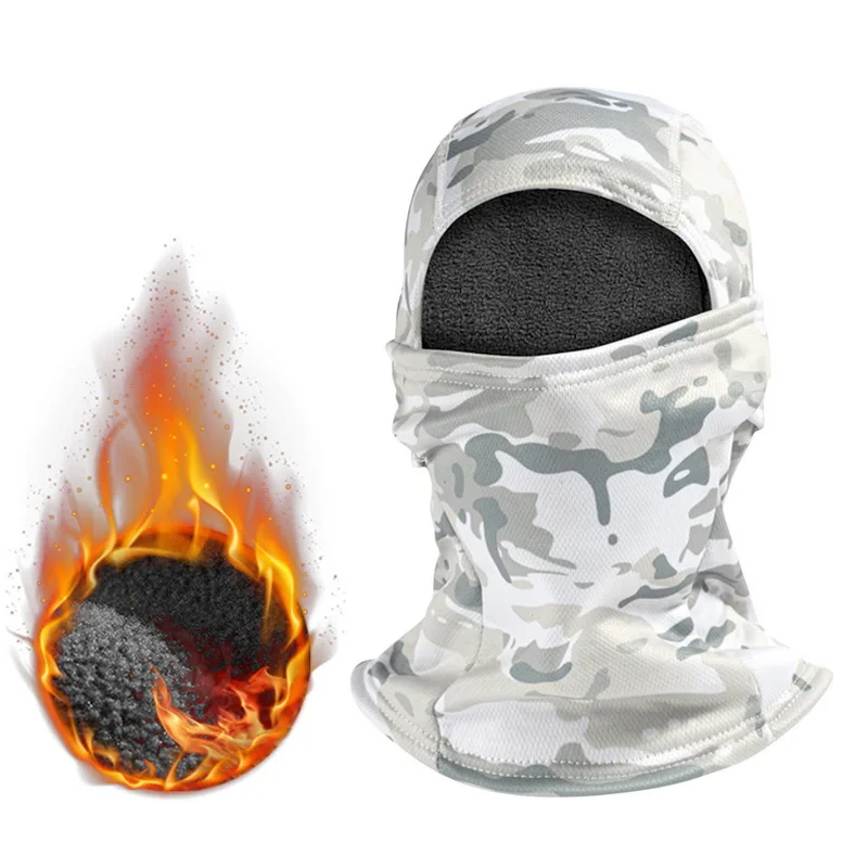 Зимняя флисовая Тактическая Военная Балаклава уличная Охота Велоспорт Туризм