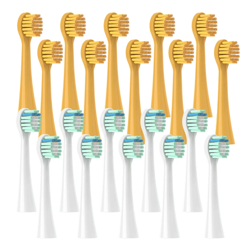 

20/50PCS for Apiyoo A7 Kid/Mole Duck Brush Heads Replacement Soft DuPont Bristle Nozzles Vacuum Sonic Electric Toothbrush Brush
