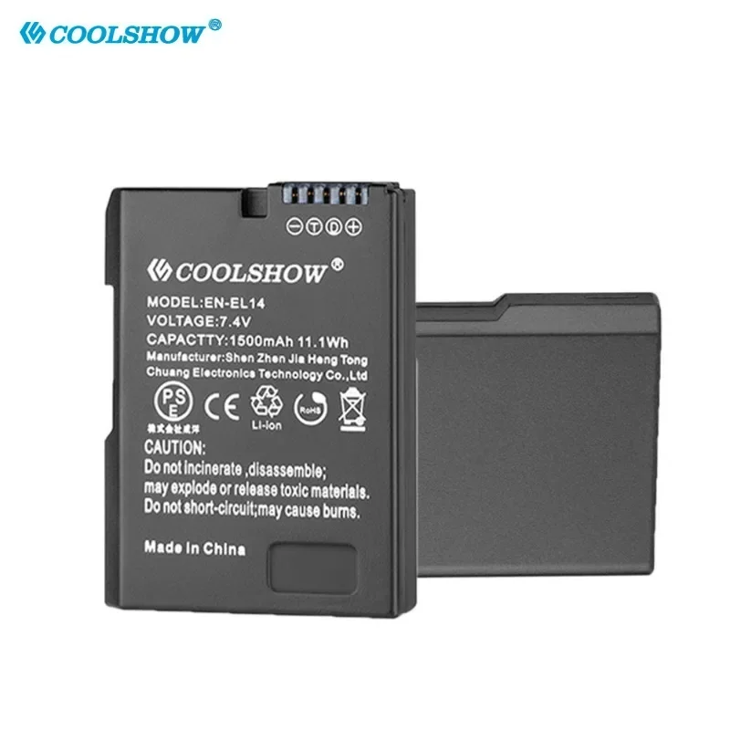 1500 мАч аккумуляторы EN-EL14 ENEL14 для Nikon D3100 D3200 D3300 D3400 D3500 D5600 D5100 D5200 P7000 P7100 P7800