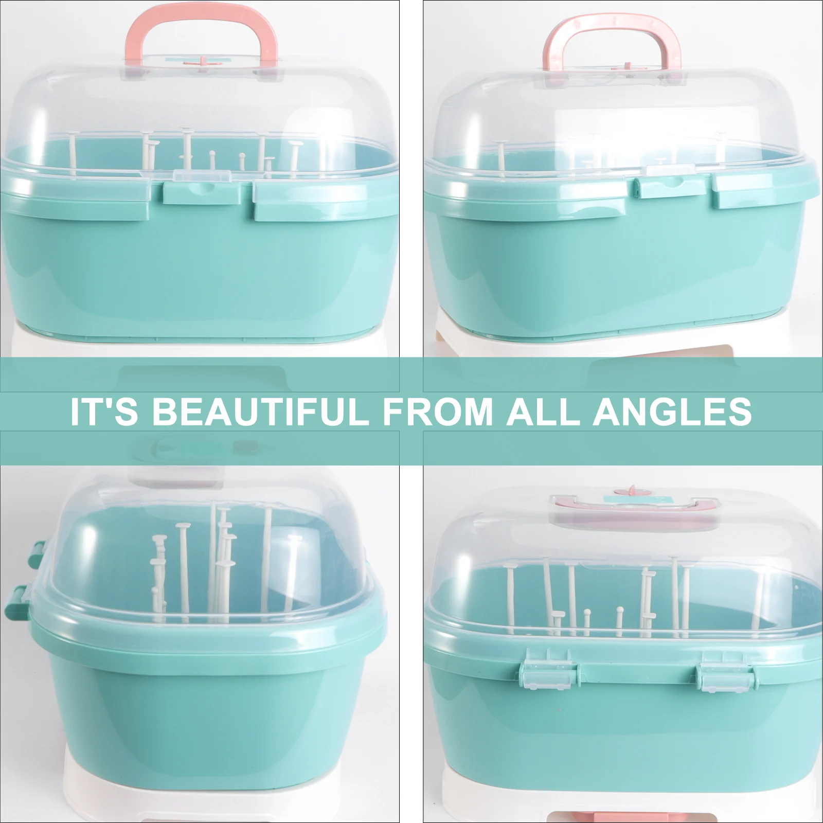 

Bottles Newborn Feeding Storage Box Baby Milk Bottle Storage Box Holder Milk Rack Products Pp Plastic Container