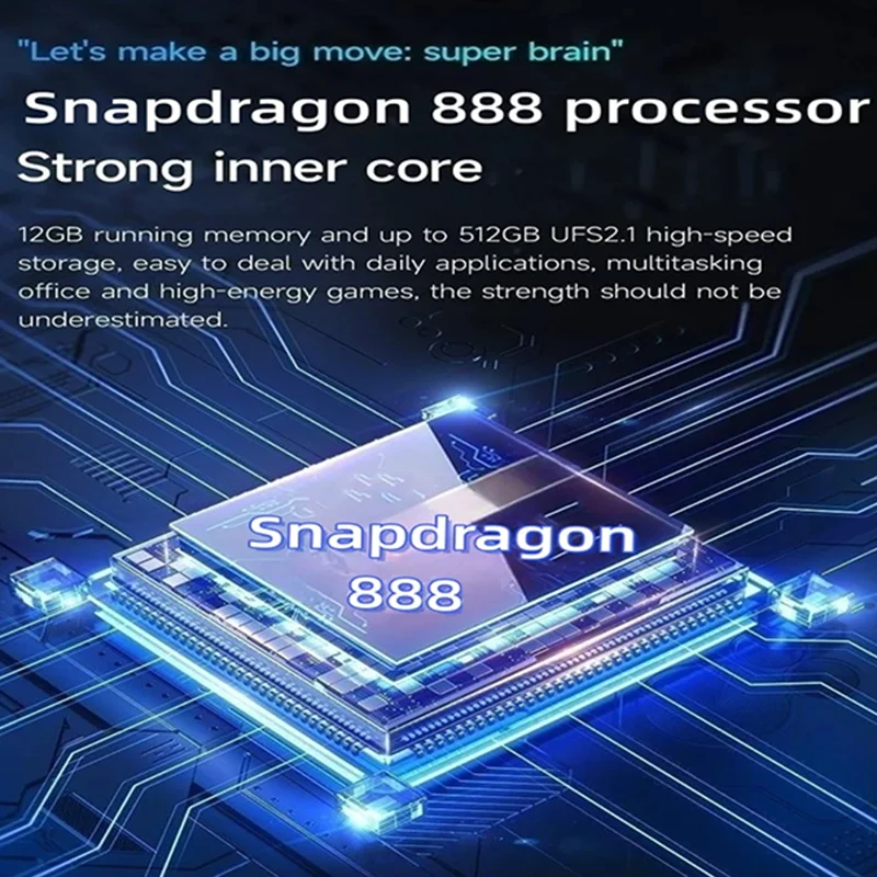 Планшет 2026 Pad 15 Pro 5G на Android 14, Snapdragon 888, 22 ГБ ОЗУ + 2 ТБ ПЗУ, 20000 мАч, с поддержкой 5G, Dual SIM, Wi-Fi, HD 4K, Оригинальный планшет (art.: 3920dbfc7727d) - 3920dbfc7727d