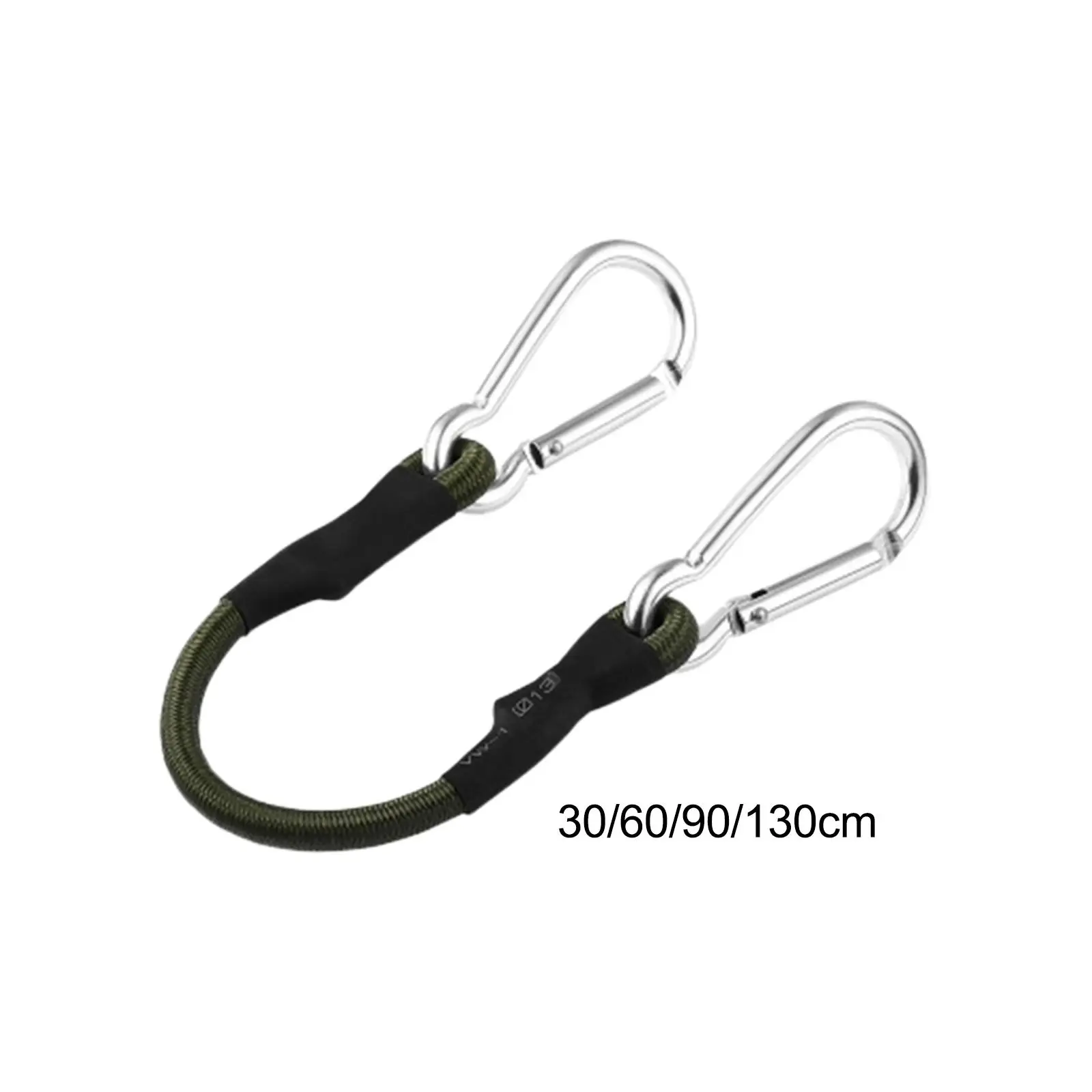 

Bungee Cord with Carabiner Clip Luggage Straps Portable Sturdy Bungee Rope for Camping Caravans Luggage Cargo Rvs Trunks Cycling