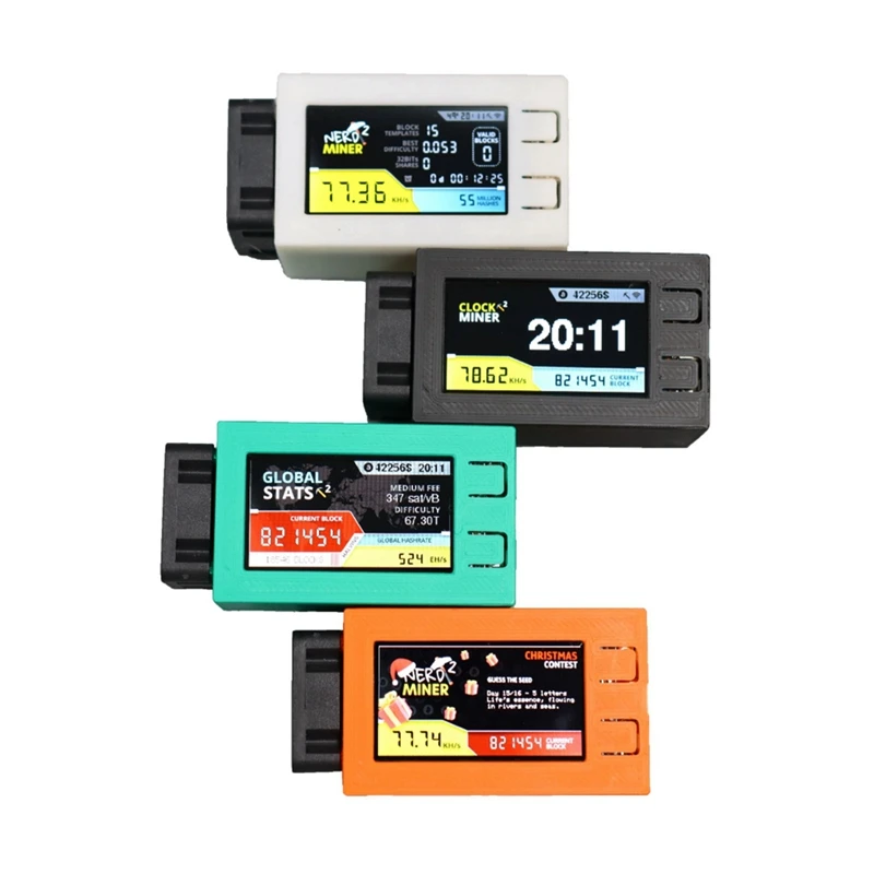 Мини-Майнер для биткоинов Nerdminer V2 Pro 78KH/S