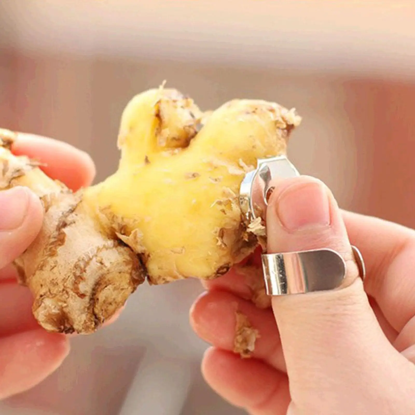 

Multifunctional Peeling Garlic Steel Chestnut Planing Peeler Kitchen Tool Ginger H8s0