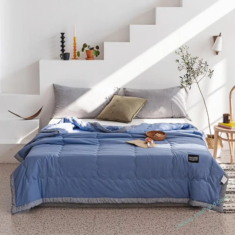 

Cartoon Stijl Zomer Quilt Kids Enkele Maat Dekbed Queen Size Machine Wasbaar Zomer Spreien