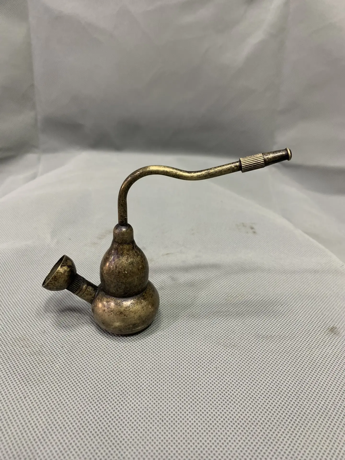 

Antique white copper multipurpose filter gourd shaped pipe