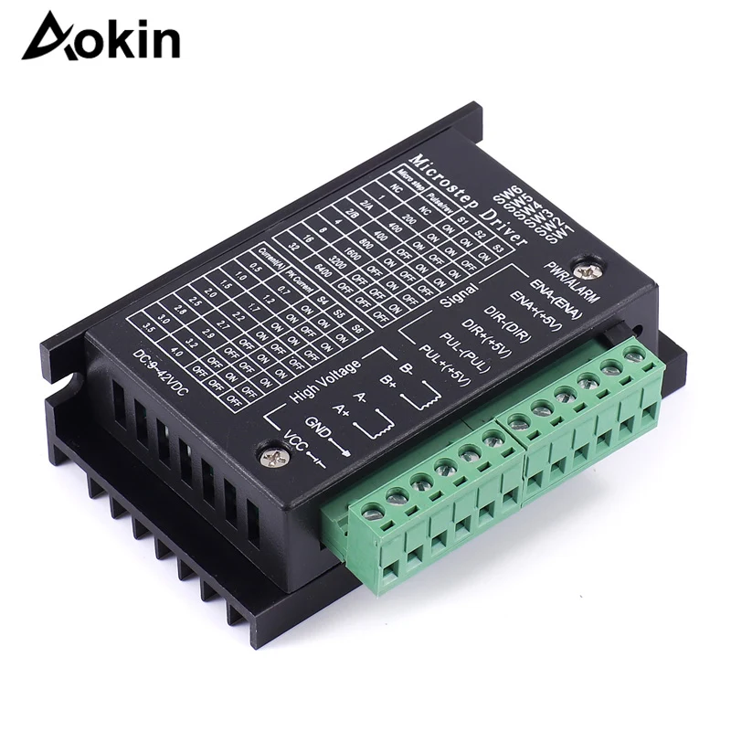 

TB6600 Stepper Motor Driver Upgrade Nema 23 Nema17 4A DC9-42V for NEMA23 Motor CNC Router Controller for 3D Printer