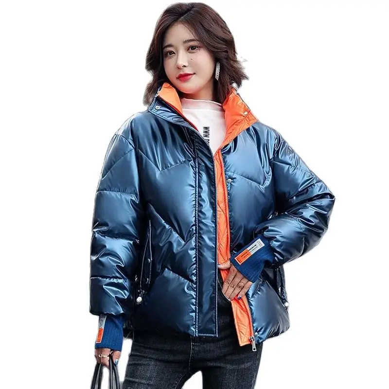 Down Jacket Women's 2023 The New Short Down Jacket Winter Light Leather Coat Women Winter Jacket Overcoat Puffer Jacket Women