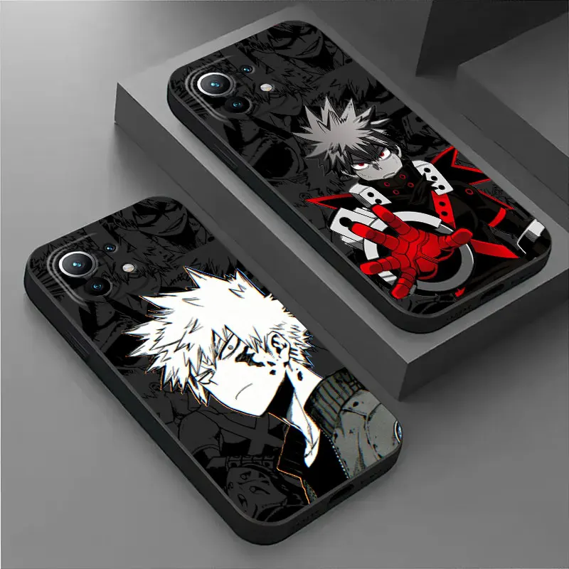 Фото Чехол для телефона Katsuki Bakugo My Hero Academia для Xiaomi Poco X7 M7 Pro X3 X5 X6 M5 F6 Mi F7 15 Ultra 14T 13T 12T 11T 10T Pro Cover №2