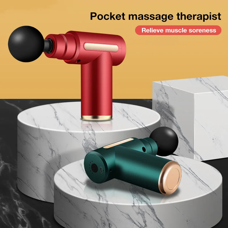 

Olaf LCD Display Massage Gun Portable Electric Massager For Body Neck Back Pistol Massager Muscle Relaxation Fitness Slimming