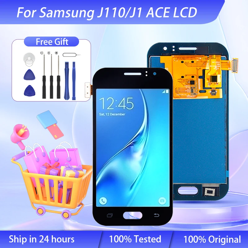 

Wholesale For Samsung Galaxy J110 Lcd J1 Ace Display With Touch Panel Screen Digitizer J110F J111 Assembly Free Ship With Tools